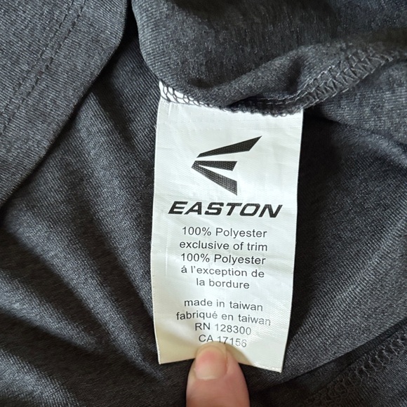 Easton Men's Black and Green 3/4 Sleeve Shirt - Picture 3 of 3